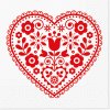 Obrúsky TaT 33x33cm Folk Embroidery Heart