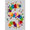 Agnella Funky Top Iwo šedý stonožka 160 x 220 cm