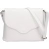 Dámska kožená crossbody kabelka Italia Alice - biela