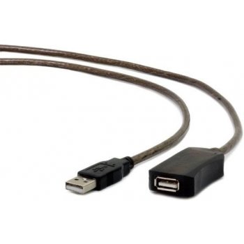 Gembird aktívny predlžovací kábel USB 2.0 (M-F), 5 m, čierny od 2,4 € -  Heureka.sk