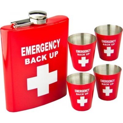 Ploskačka Emergency Backup poháriky 4