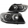 Tuning Tec Přední světla BMW E90/E91 03.05-11 LED ANGEL EYES černé