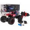 Ramiz Terénne auto REAL ROCK Crawler s funkciou Smoke - červené