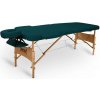 Tandem Basic-2 drevené masážne lehátko Farba: tmavo zelená 195*70 cm / 13,1 kg / 13 farieb