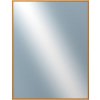 DANTIK - Zrkadlo v rámu, rozmer s rámom 70x90 cm z lišty Hliník oranžová (7269217)