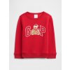GAP Baby mikina s logom CashSoft Červená 6-12M
