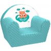 New Baby Detské kresielko Minky Líška mätové