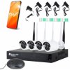Bezdrôtová monitorovacia súprava EasyCam Wi-Fi 4 5Mpx kamery