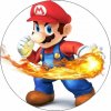Jedlý papier Super Mario a ohnivá guľa 19,5 cm - Pictu Hap - Pictu Hap
