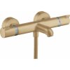 HANSGROHE Ecostat Comfort vaňový termostat na stenu, pre 2 spotrebiče, kartáčovaný bronz, 13114140