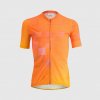 SPORTFUL Cyklistický dres s krátkym rukávom - ROCKET KID - oranžová 14Y