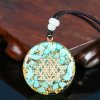 BudNej amulet VYTRVALOSŤ a SEBAPOZNANIE z tyrkysu MN6019