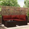 Sada záhradného nábytku technorattan VidaXL Garden hnedá 1 el.