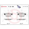Sada brzdových platničiek, vždy 4 kusy v sade BREMBO P 23 180 (P23180)