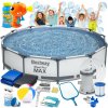 Záhradný bazén s rámom 366 x 76 cm 16v1 Bestway 56416 + bublifuk ZDARMA