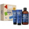 Steve's Fresh Face All Day šampón na vlasy a fúzy 250 ml + denný hydratačný krém 75 ml + čistiaci gél na tvár 100 ml