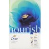 Dove Nourish Advanced Care Deeply Nourishing sprchový gél 225 ml + Advanced Care Original antiperspirant v spreji 150 ml