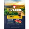 Ontario Adult Mini Lamb & Brown Rice 2,25 kg
