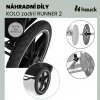 Hauck KOLO ZADNÉ Runner 2 Black pravé