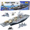 LeanToys Velké vojenské letadlové lodě, stíhačky, tanky, vozidla 70 cm