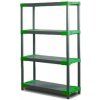 REGÁL PLASTOVÝ Tytan-4 138x80x46 PVC Povrchová úprava: Zelená Wamar Sosenka