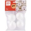Apli Polystyrénové guličky ø 45 mm biela 4 ks