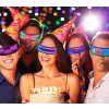 Deminas | Štýlové LED svietiace párty okuliare s nastaviteľnými animáciami cez Bluetooth