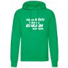 Pijem kávu lebo ... mikina pánske Kelly green