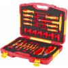 Elektrikárská sada náradia v plastovom kufri, 24 ks - AH5101