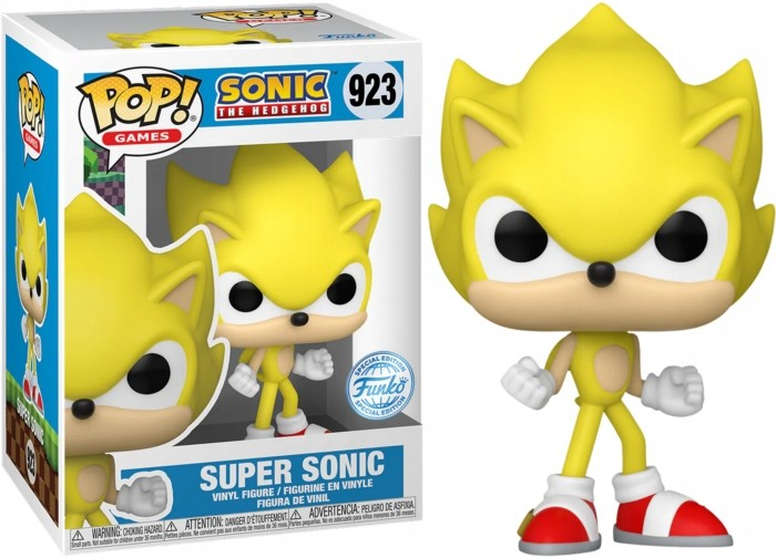 Funko Pop! 923 Sonic Super Sonic Šanca na chase Exclusive