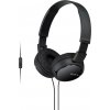 SONY stereo sluchátka MDR-ZX110AP, černá