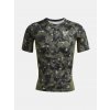 Under Armour HG IsoChill Prtd SS Pánske kompresné tričko zelene