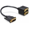 Delock Adaptér DVI(24+5) samec na 2x VGA samice