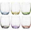 Crystalex CZ BOHEMIA RAINBOW POHÁR NA WHISKY 300ML SADA 6 KS