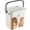 Nádoba Curver® PETLIFE, 6 lit., 20x26x24 cm, na krmivo a granule pre mačku a psa