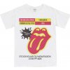 The Rolling Stones tričko Stockholm '95 Biela S