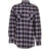 Planam SHIRTS SQUAREHEMD Košeľa 39/40, Čierna-Zinková