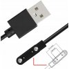 NABÍJAČKA KABEL 60CM USB PRE SMARTWATCH 7,62MM - 2 PINY