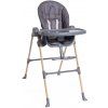 CHICCO Stolička jedálenská Polly Essential - Coal