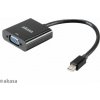 AKASA - adaptér miniDP na VGA - 20 cm AK-CBDP07-20BK