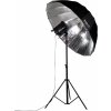 Nanlite U-135DS hlboký dáždnik strieborný 135cm