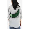 Taška Ticket To The Moon Upcycled Sling Bag - dark green/jade green