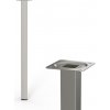 Walteco Nábytková noha hranatá 25x25x300mm, brúsený nikel , 50469