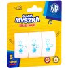 ASTRA Mouse ergonomická biela guma 403022009 blister 3 ks