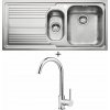 Franke LLX 651/7 + Deante ASTER BCA 062M chróm