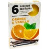 Admit Tea Lights Orange-Vanilla 6 ks