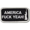 Moto nášivka America Fuck Yeah! 5 cm x 10 cm