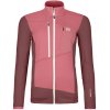 Dámska mikina Ortovox FLEECE GRID JACKET - vínová L