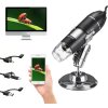 Digitálny mikroskop sada USB LED priblíženie 1600 vzdelávací vedecký
