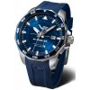 Vostok Europe N-1 Rocket Automatic GMT NH34-225A712S - Modrý silikonový řemínek + 5 rokov záruka a darček ZADARMO